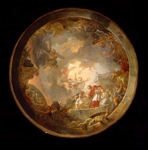 Saint Carlo Borromeo Attending to the Plague Victims by Jean Simon Berthelemy
