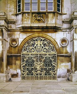 Gates from Burghley House, 1710