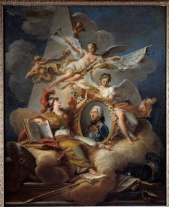 Allegorical Portrait of Louis Charles Auguste Fouquet, Duke of Belle Isle by Jean Valade