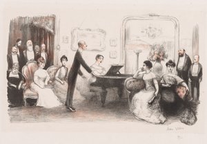The Bourgeois Evening by Jean Veber
