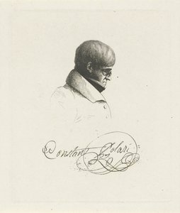 Portrait of Constant Polari by Jean Zacherie Mazel