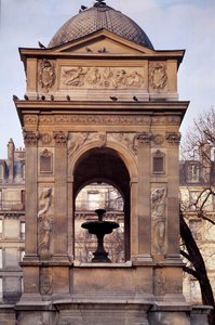 View of the Fountain of the Innocents