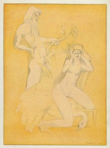 The Love Books of Ovid: The Fair Leda, Whom the Divine Adulterer Seduced by Jean de Bosschere