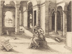 The Virgin and Child by Jean de Gourmont I