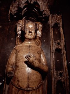 Effigy of Philippa of Hainault by Jean de Liege