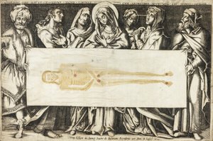 The Holy Shroud of Besançon, 1634 by Jean de Loisy
