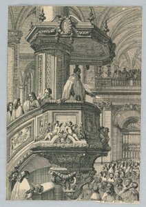 Design for Pulpit by Jean le Pautre