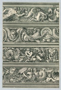 Plate from Friezes Intended for Ornamenting Architecture, Cornices, and Other Architectural Elements
