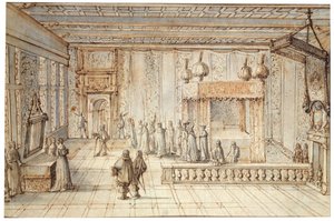 The Chamber of King Louis XIV in Versailles, 1654