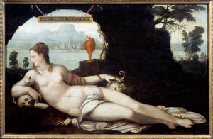 Eva Prima Pandora (Painting by Jean Cousin the Father, 16th century) by Jean the Elder Cousin