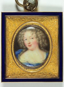 A Lady Called Francoise-Marguerite de Sevigne, Comtesse de Grignan by Jean the Elder Petitot