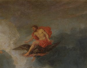 Zeus (detail from The Groves of Versailles), 1688-93