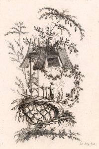 Chinese Hut by Jeanne Deny