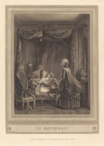 The Restaurant by Jeanne Deny or Martial Deny after Niclas Lafrensen II