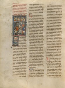 A Tournament before the Castle of Pucelles by Jeanne de Montbaston