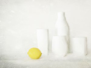 Bright Lemon Still Life by Jeffrey Hummel