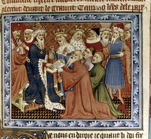 Marco Polo arriving at the Court of Kublai Khan by Jehan de Grise