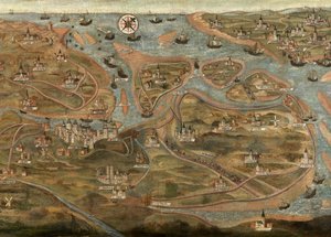 Map of the Zwin Area by Jehan de Hervy