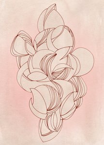 Flowing Blush Forms by Jenja Braun