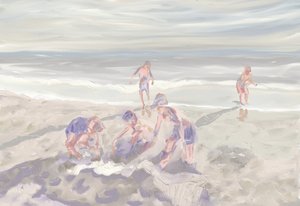 Dreamy Beach Play by Jenna Alheit