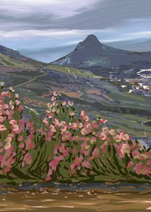 Scenic Mountain Blooms by Jenna Alheit