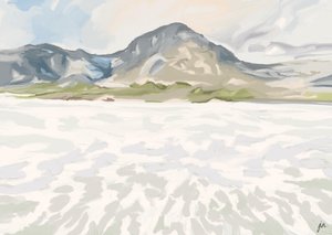 Serene Winter Mountain Lake