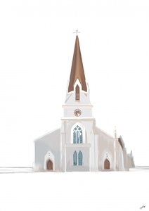 White Church Steeple