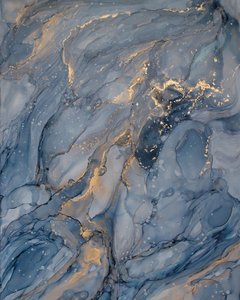 Tranquil Blue Gold