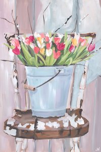 Bucket of Flowers by Jenny Westenhofer