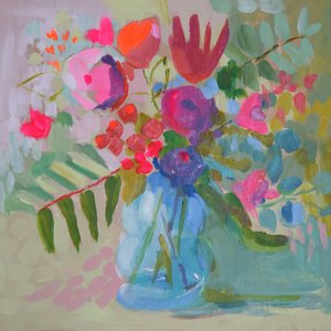 Neon Floral by Jenny Westenhofer