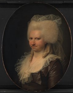 Charlotte Sophie Gerner, née Rasch, Wife of Henrik Gerner by Jens Juel
