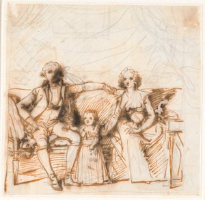 Composition Draft for the Anker Family Picture