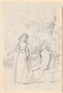 Composition Draft for the Rabens Family Picture by Jens Juel