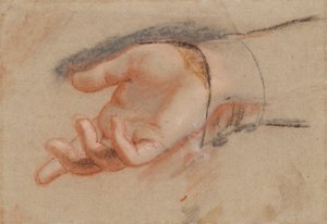 Pastel Study for an Outstretched Hand by Jens Juel