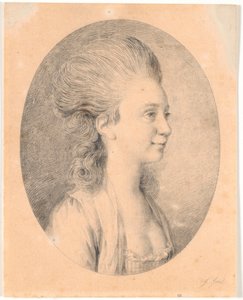 Portrait of Susanne Elisabeth Holm, Called Julie, Juel