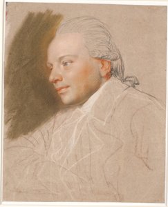 Portrait of a Young Man, Unfinished by Jens Juel