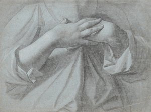 Study of a Pair of Hands, Crossed Over the Chest