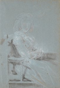 Study for the Portrait of Ulrike Elenora Wedel Jarlsberg, née Brockdorff by Jens Juel