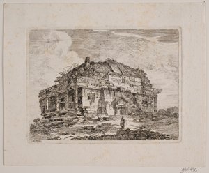 An Ancient Temple Building by Jens Petersen Lund