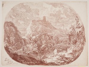 Italian Fantasy Landscape by Jens Petersen Lund
