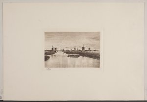 At Kinderdijk in Holland by Jensen