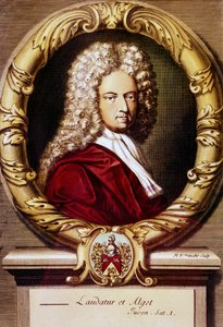 Portrait of Daniel Defoe by Jeremiah (after) Taverner