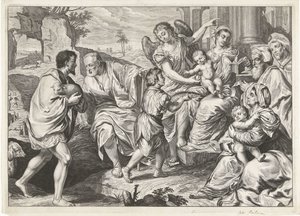 The Holy Family in the Company of Others by Jeremias Falck
