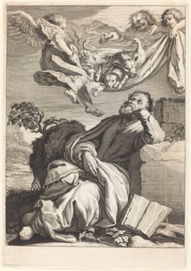 The Dream of Saint Peter by Jeremias Falck after Johann Liss