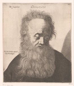 Portrait of Diogenes of Sinope by Jerôme David (attributed to)