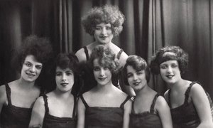 A Dance or Theatre Group, c. 1900-1929