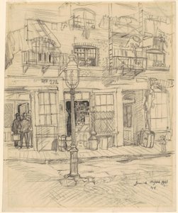 New York Street Scene by Jerome Myers