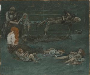 Park Bench at Night, 1909