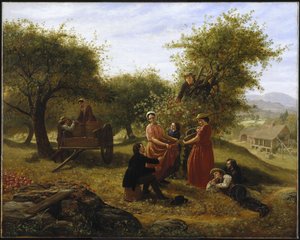 Apple Gathering by Jerome Thompson