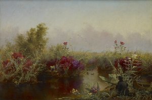 Duck Hunting, 1867 by Jerome Thompson
